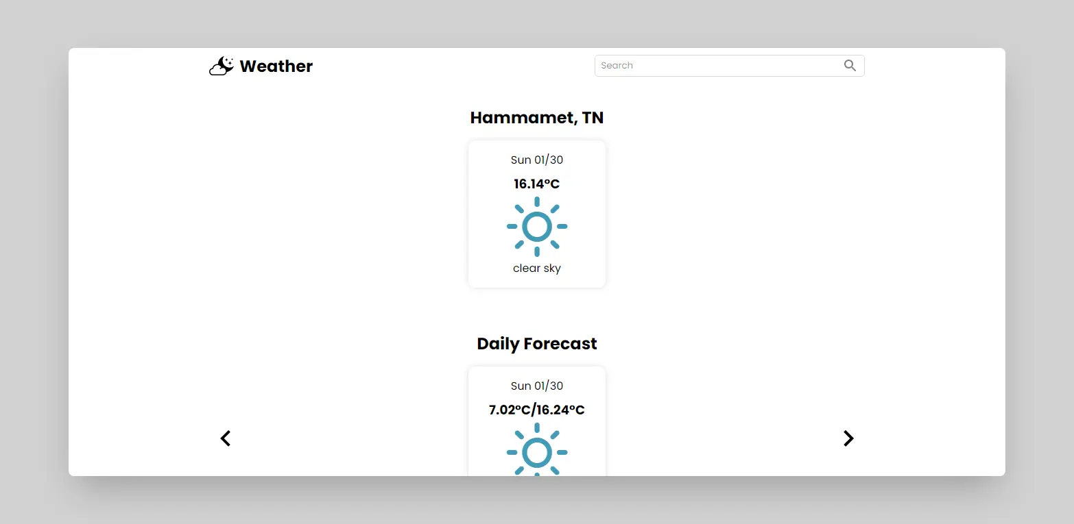 Project screenshot