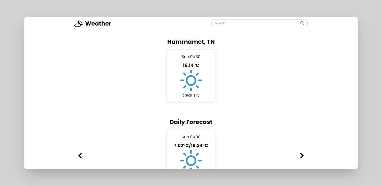 Project screenshot